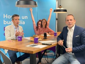 Roel Koppens, Natalia Muro y Roberto Fernández Roel Koppens, Natalia Muro y Roberto Fernández