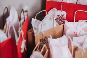 Tienda Navidad Bolsas Compras