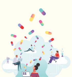 Microlearning ilustración recurso