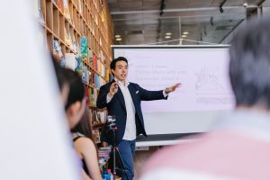 Hablar en público exposición recurso